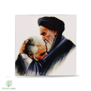 کاشی طرح امام و حاج قاسم
