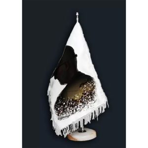 پرچم رومیزی فرمانده مقاومت با طرح شهید حاج قاسم سلیمانی